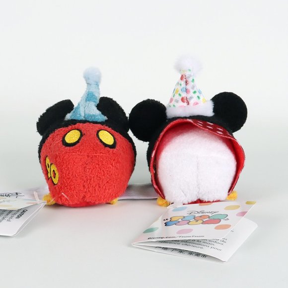 Disney Tsum Tsum Mickey Mouse & Minnie 90th Anniversary Birthday Edition Set - Picture 4 of 5
